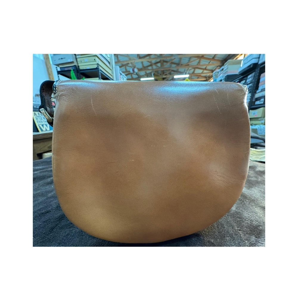 Vintage Bally Brown Solid Leather Women's Crossbody bag - Picture 6 of 13